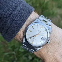 ROLEX 6694 OYSTER DATE PRECISION STEEL BRACELET MANUAL WIND W/ SERVICE BOX