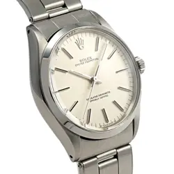 Rolex Oyster perpetual 34 1002 silver/bar Dial Watch
