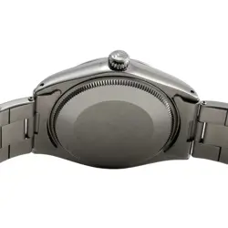 Rolex Oyster perpetual 34 1002 silver/bar Dial Watch