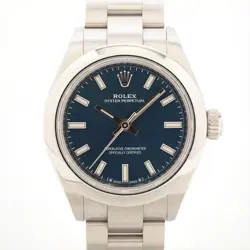 ROLEX OYSTER PERPETUAL 276200 SS SS AT BLUE-FACE