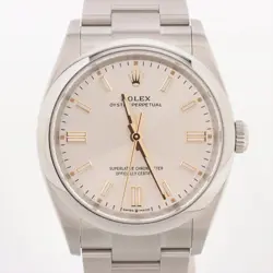 ROLEX OYSTER PERPETUAL 36 126000 SS SS AT SILVER-FACE 2 EXTRA LINKS
