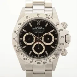 ROLEX COSMOGRAPH DAYTONA 16520 SS SS AT BLACK DIAL