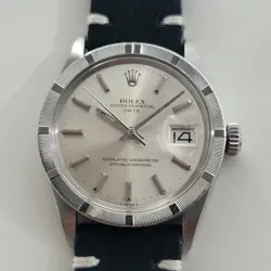 ROLEX OYSTER PERPETUAL DATE REF 1501 MENS VINTAGE AUTOMATIC 1970S RA597B