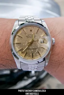*ROLEX DATEJUST DIAL – GOLD TROPICAL DIAL – 36MM – USED – FOR PROJECT