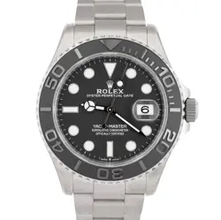 NEW AUGUST 2025 PAPERS ROLEX YACHT-MASTER TITANIUM 226627 BLACK CERAMIC 42MM BOX