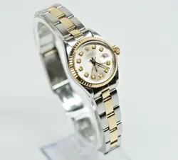 ROLEX DATEJUST 6917 LADIES 26MM TWO-TONE CHAMPAGNE DIAMOND DIAL – SERVICED