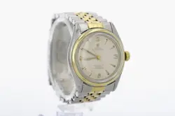 Rolex Oyster Perpetual 34mm Ivory Dial Automatic Stainless Steel Men's Watch