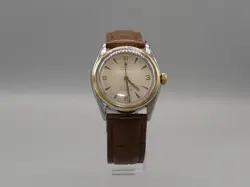 Rolex Oyster Perpetual 34mm Ivory Dial Automatic Stainless Steel Men's Watch