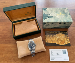 BEAUTIFUL BLUE 1964 ROLEX DATE 1500 AUTOMATIC BLUE DIAL