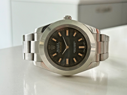 SUPERB GENTS ROLEX MILGAUSS MARRIAGE WATCH WITH CAL 1600 MOVEMENT MINT CONDITION