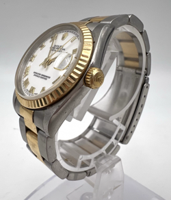 2000 Rolex Cal.2235 Model 78273 Oyster Perpetual Date Just Wrist Watch. Lot.343