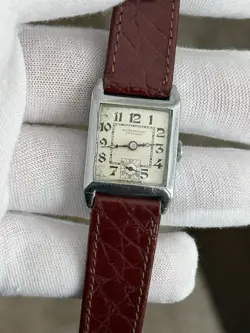 RARE VINTAGE ROLEX UNICORN ART DECO CHROME 15J WATCH - READ
