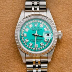 ROLEX DATEJUST 26MM 6917 TURQUOISE DIAL WITH JUBILEE BRACELET