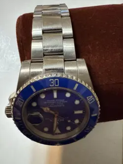 Rolex Submariner "Smurf" 18k White Gold Blue Ceramic 40mm Watch B/P V 116619