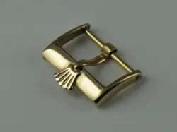 FIBBIA ROLEX LAMINATA ORO 16 MM BUCKLE ROLEX 16 MM GOLD PLATED
