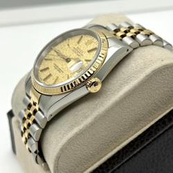 ROLEX DATEJUST 16233 36MM JUBILEE DIAL 18K YELLOW GOLD STAINLESS STEEL