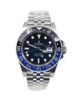 ROLEX GMT-MASTER II BATGIRL STAINLESS STEEL WATCH 126710BLNR