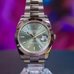 NEW 2025 ROLEX DATEJUST MINT GREEN FULL SET 41MM 2025 126300