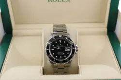 1987 ROLEX SUBMARINER 168000 BLACK SPIDER DIAL SS OYSTER NO PAPERS 40MM