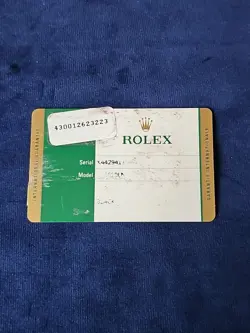 CARD ROLEX SUBMARINER DATE CERAMIC 40MM 116610LN