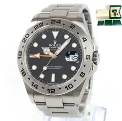 2022 ROLEX EXPLORER II 226570 42MM BLACK DIAL STEEL BOX PAPERS