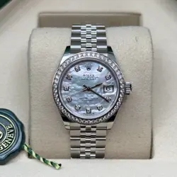 ROLEX LADY-DATEJUST NEW 2025 MOTHER OF PEARL DIAMOND DIAL DIAMOND JUBILEE