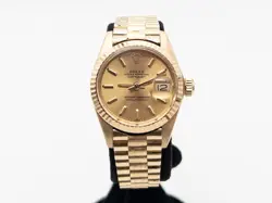 $25,000 ROLEX CHAMPAGNE 18K YELLOW GOLD LADIES PRESIDENT WATCH SERVICED