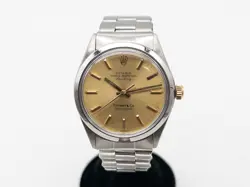 VINTAGE ROLEX 34MM CHAMPAGNE TIFFANY & CO 18K YELLOW GOLD SS 34MM WATCH WTY