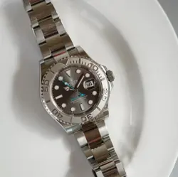 Authentic?Rolex?Yacht-Master 40mm 126622 Rhodium Slate Gray Dial Men's Watch