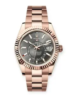 ROLEX MENS WATCH SKY DWELLER GOLD