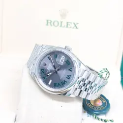 ROLEX 36MM WIMBLEDON JUBILEE BRACELET DATEJUST 126200 (19/2/2024)