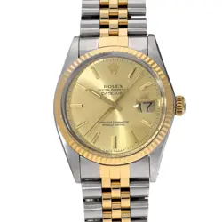 ROLEX DATEJUST 16013 CHAMPAGNE WATCH 674199