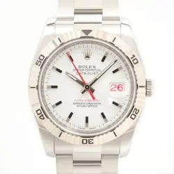ROLEX DATEJUST TURN-O-GRAPH 116264 SSWG SS AT WHITE DIAL 1 EXTRA LINK