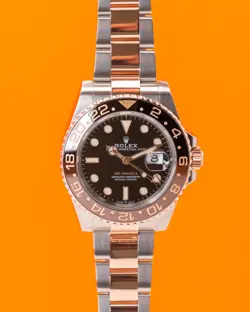 ROLEX GMT MASTER II 40MM 126711CHNR ROOTBEER TWO TONE ROSE GOLD 2024