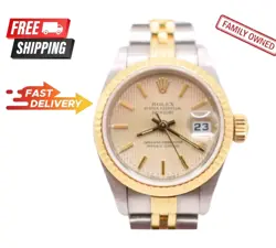 ROLEX DATEJUST WOMEN'S 2-TONE WATCH R418967 (1988)