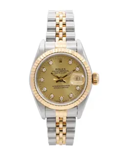 ROLEX DATEJUST 26 / CHAMPAGNE DIAMOND DIAL / 1989 / 69173