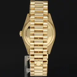 PAPERS MINT Rolex President Day-Date Champagne 18038 Quickset Yellow Gold Watch