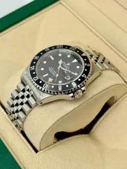 1999 Rolex GMT-Master 40mm 16700 Stainless Steel Jubilee Black Dial