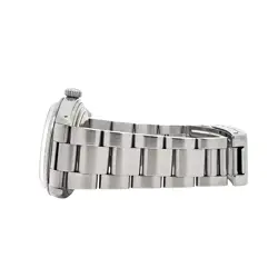Rolex Datejust 36mm 16030 Buckley White Roman Dial Steel Oyster Watch