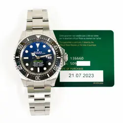 2023 ROLEX DEEPSEA, 136660 'JAMES CAMERON', 44MM, STEEL, D-BLUE DIAL, OYSTER ...