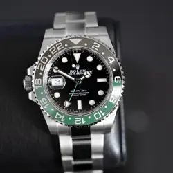 AUGUST 2025 ROLEX GMT-MASTER II SPRITE GREEN BLACK OYSTER STEEL 126720VTNR
