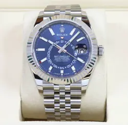 NEW 2025 ROLEX SKY-DWELLER 336934 42MM BLUE DIAL STAINLESS STEEL BOX PAPERS