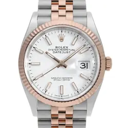ROLEX DATEJUST 36 126231 WHITE BAR 5 ROWS JUBILEE BRACELET RANDOM NUMBER SEC...