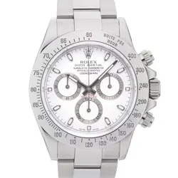 ROLEX DAYTONA  116520 WHITE WARRANTY 2010 SN/#V BOX/PAPER