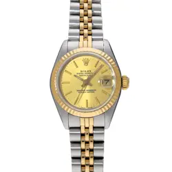 ROLEX DATEJUST 69173 CHAMPAGNE WATCH 677567