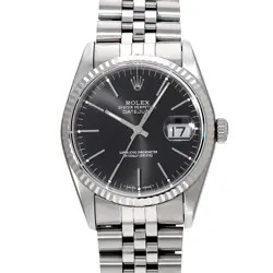 ROLEX DATEJUST 16234 BLACK WATCH 678027