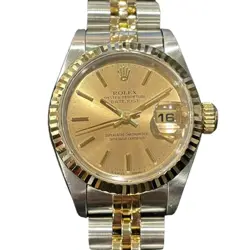 ROLEX DATEJUST Y-SERIES 79173 CHAMPAGNE GOLD K18YGSS #1027