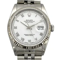 ROLEX DATEJUST 16234 WHITE WG/SS #883