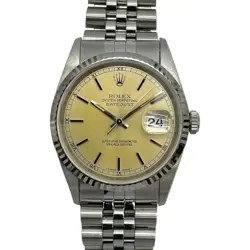 ROLEX DATEJUST 16234 CHAMPAGNE K18WG/SS #687