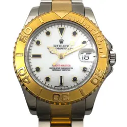 ROLEX YACHT-MASTER U-SERIES68623 WHITE SS/YG #577